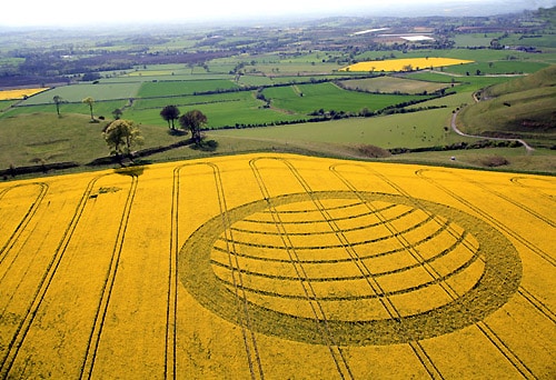 Sphère MerKaBa et Crop-Circle (agroglyphe)